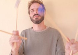 Paulo Santo, vibrafonista, créditos Ricardo Graça